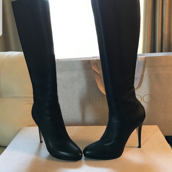 Jimmy Choo Shoes - New Jimmy Choo heels Gecco Black Grainy